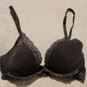Natori Black Lace Detail Bra